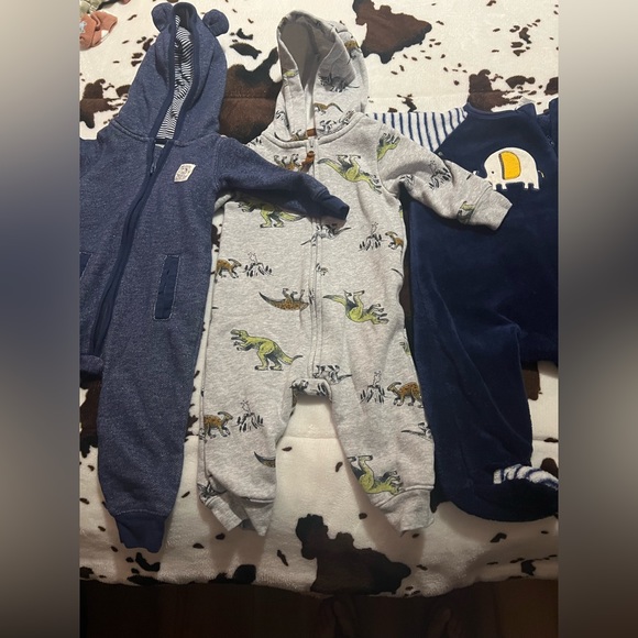 Carter’s Baby Boy FLEECE Pajamas 6months - Picture 5 of 6